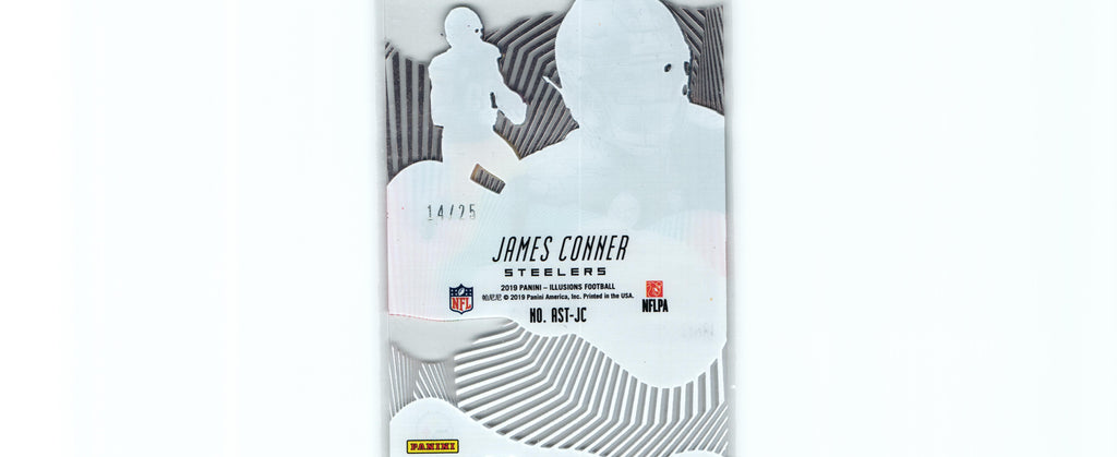 James Conner 2019 BLACK Illusions AST-JC /25