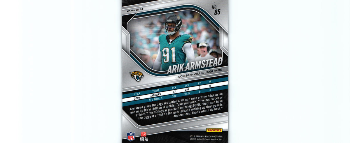 Arik Armstead 2025 SNAKESKIN Prizm #85 SSP