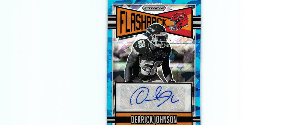 Derrick Johnson 2025 BLUE ICE Prizm FLA-DJN AUTO /99