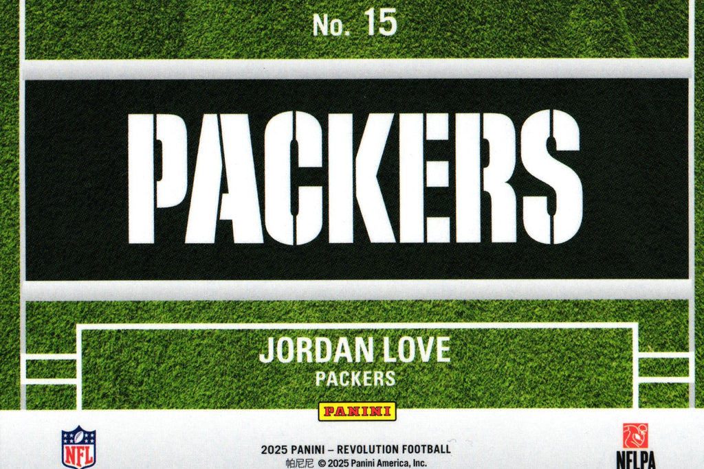 Jordan Love 2025 Revolution #15 CASEHIT