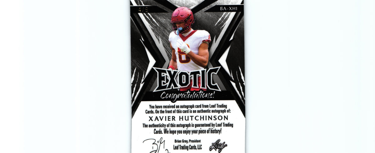 Xavier Hutchinson 2023 Leaf BA-XH1 /9 RC AUTO