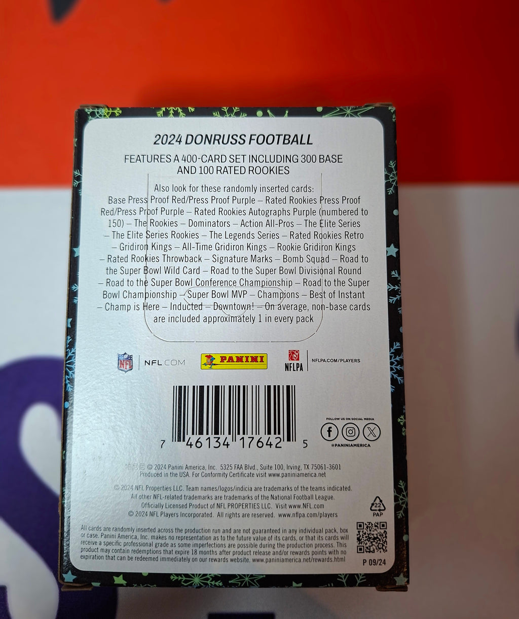 2024 Donruss Winter Tin, OVP, 15 Cards