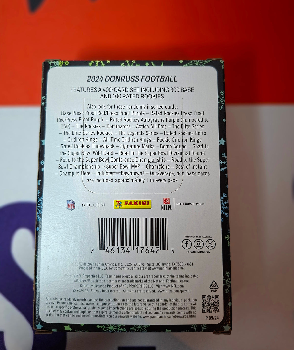 2024 Donruss Winter Tin, OVP, 15 Cards