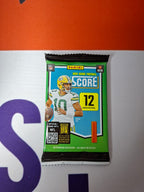 2025 Score Retail Pack, OVP, 12 Cards