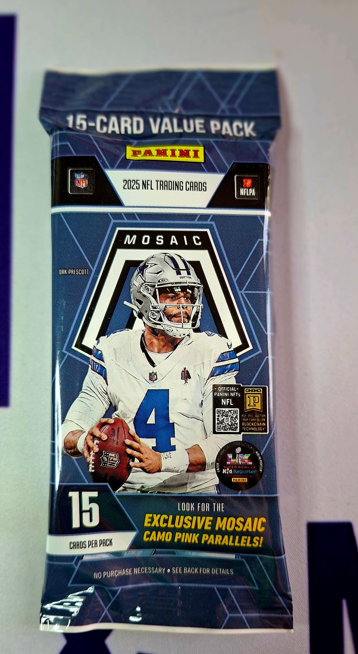2025 Mosaic Value Pack, OVP, 15 Cards