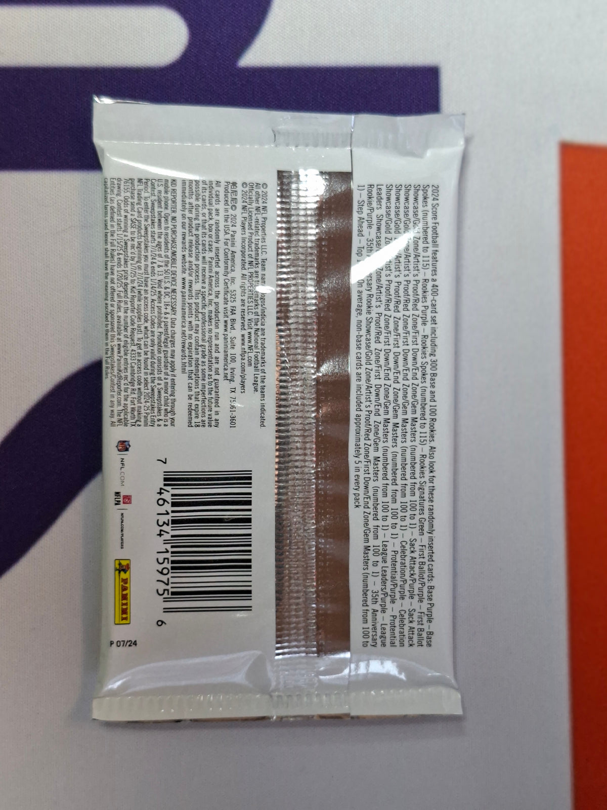 2024 Score Retail Pack, OVP, 12 Cards