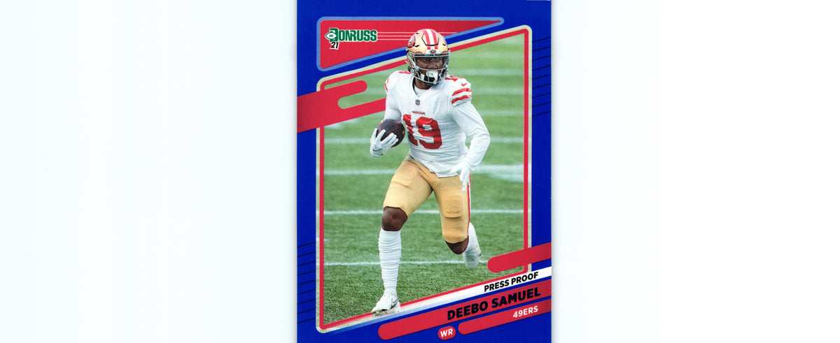 Deebo Samuel 2021 PRESS PROOF BLUE Donruss #55