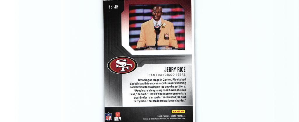 Jerry Rice 2022 Score FB-JR