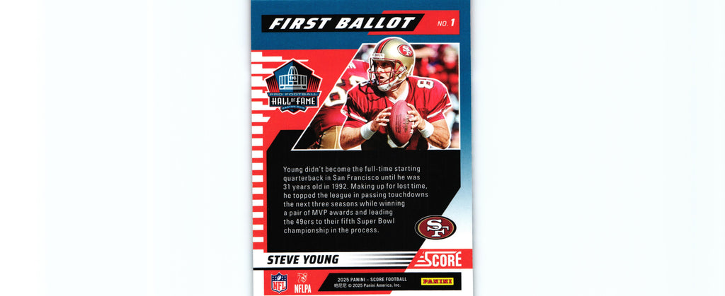 Steve Young 2025  Score #1