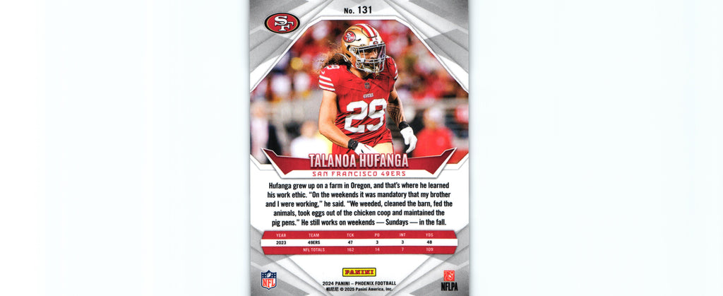 Talanoa Hufanga 2024 INTERNATIONAL Phoenix #131
