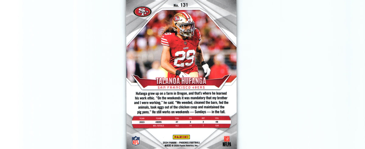 Talanoa Hufanga 2024 INTERNATIONAL Phoenix #131