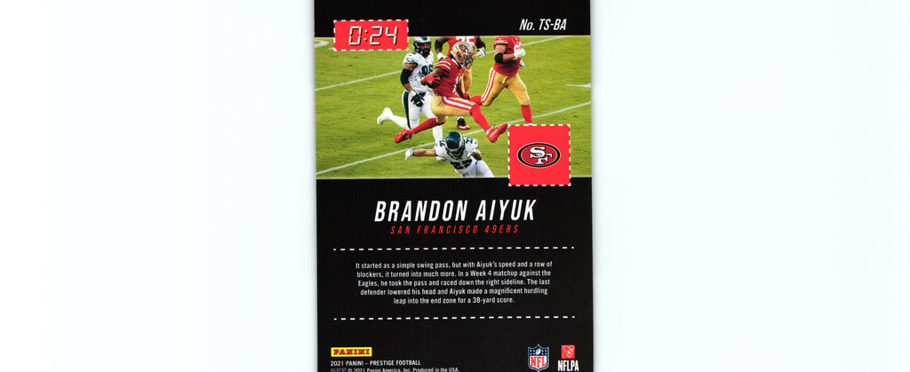 Brandon Aiyuk 2021 Prestige TS-BA