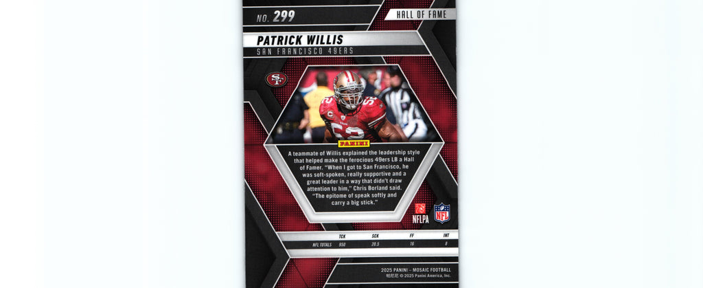 Patrick Willis 2025 Mosaic #299