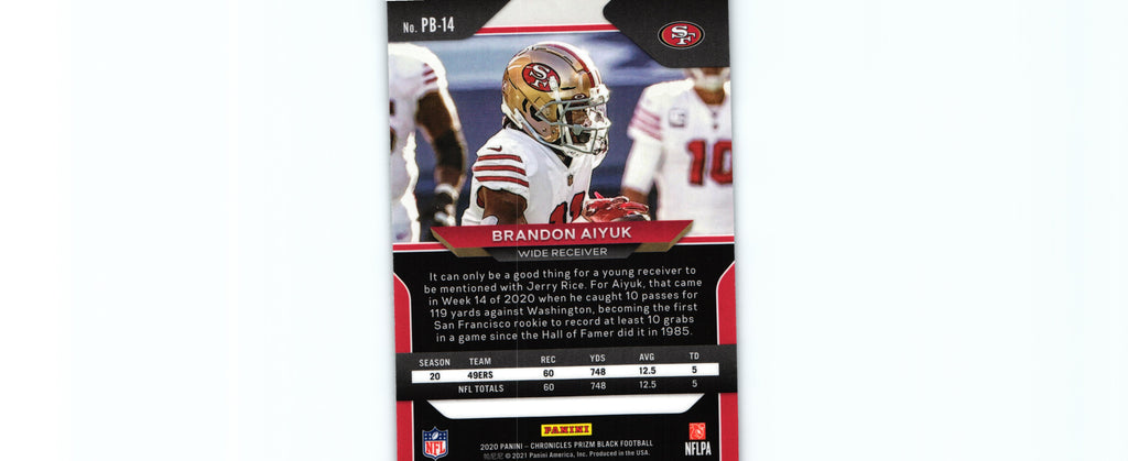 Brandon Aiyuk 2020 Chronicles PB-14 RC