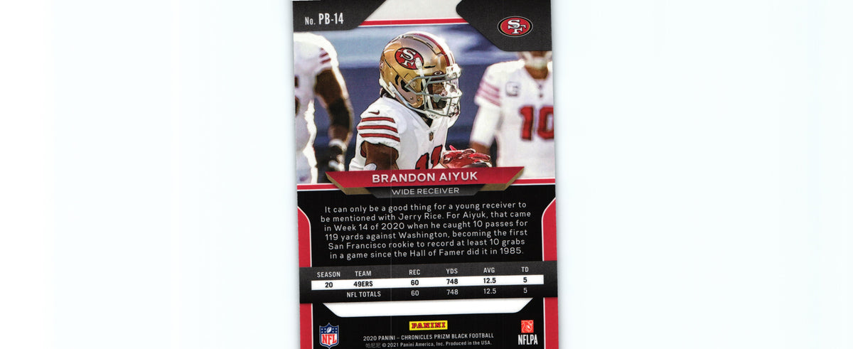 Brandon Aiyuk 2020 Chronicles PB-14 RC