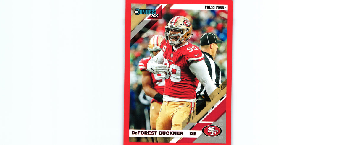 De'Forest Buckner 2019 PRESS PROOF RED Donruss #222