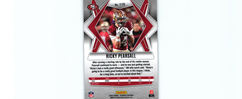 Ricky Pearsall  2025 PYRAMIDS Phoenix #115