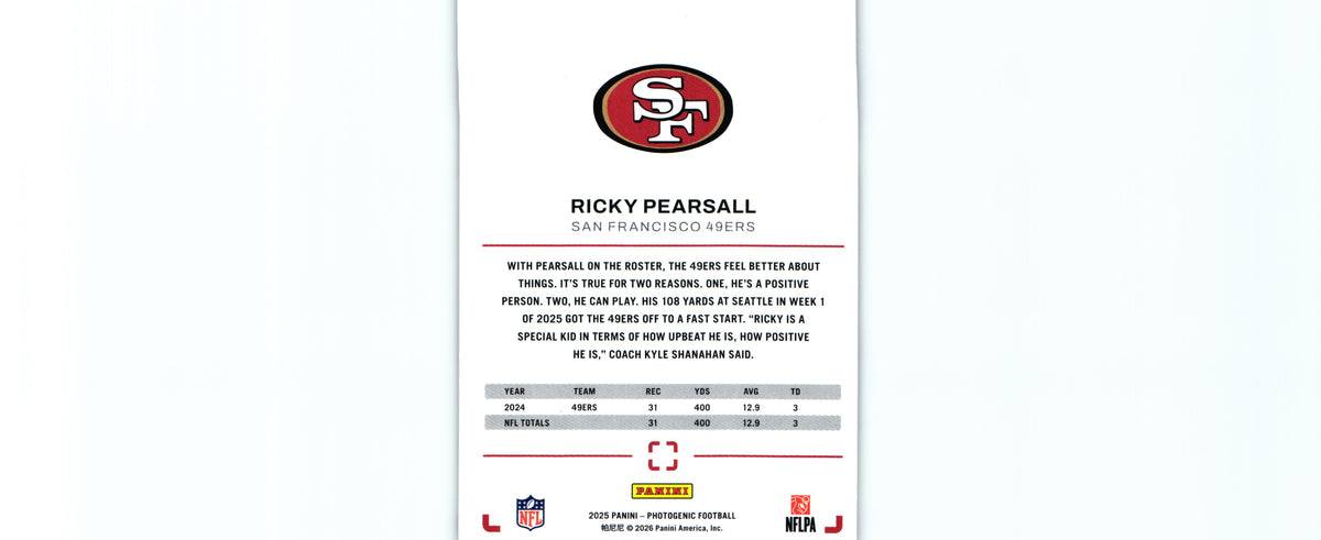 Ricky Pearsall 2025 Photogenic #46