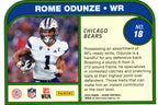 Rome Odunze 2024 Score #18 RC
