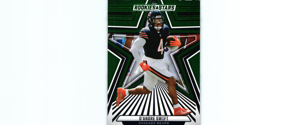 D'Andre Swift 2024 GREEN Rookies&Stars #17 RC
