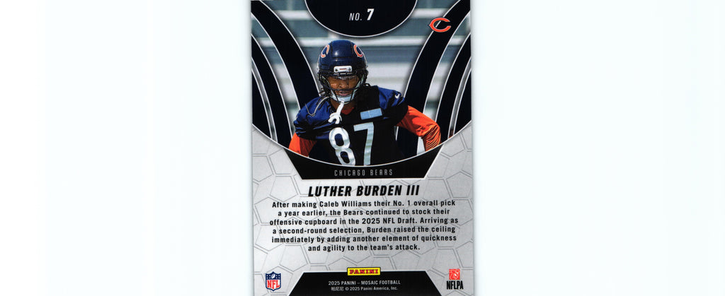 Luther Burden 2025 Mosaic #7 RC