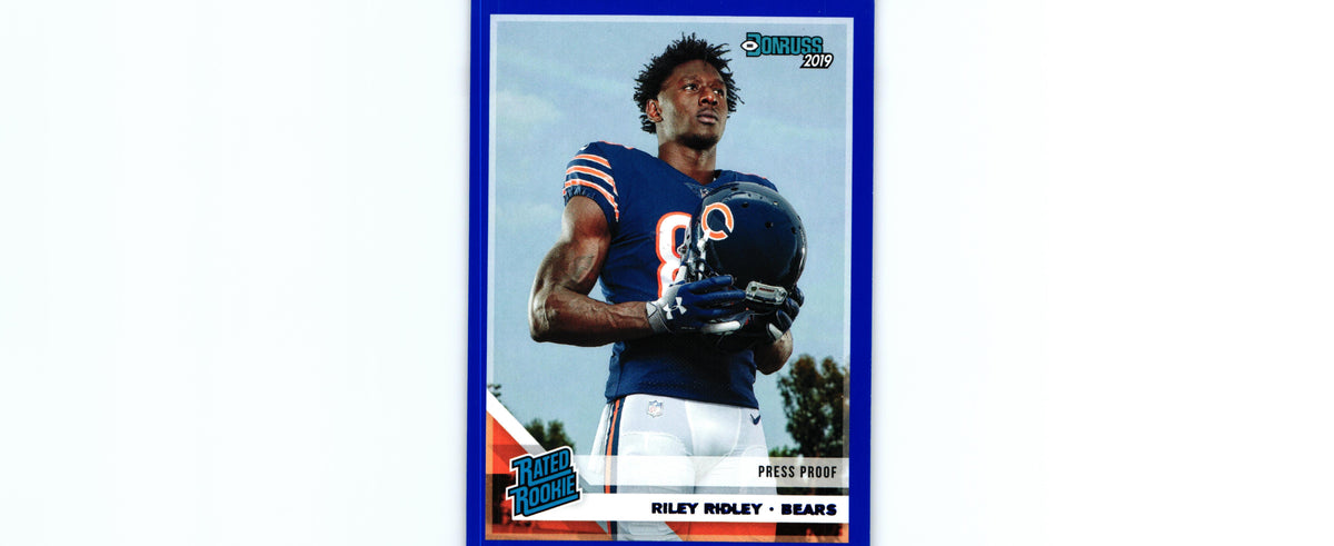 Riley Ridley 2019 PRESS PROOF BLUE Donruss #336 RC
