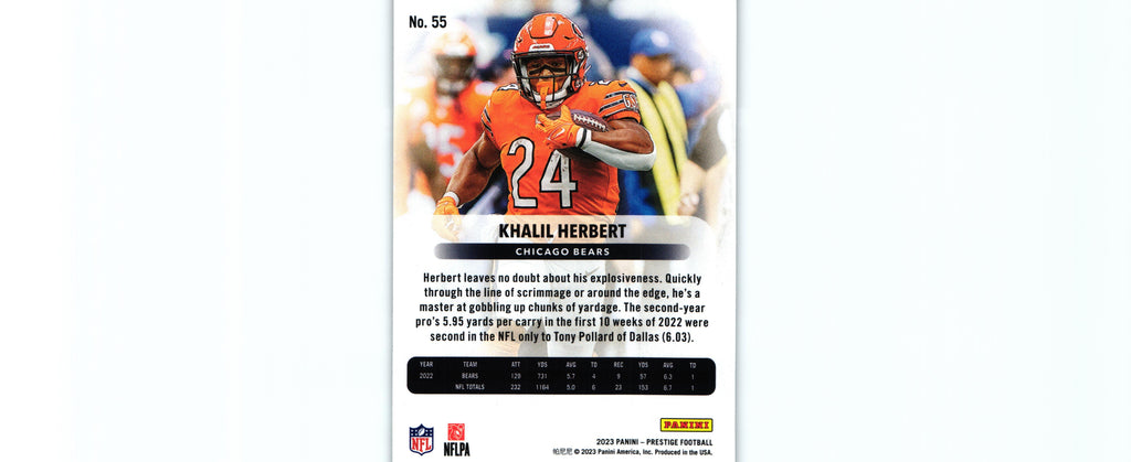 Khalil Herbert 2023 SUNBURST Prestige #55