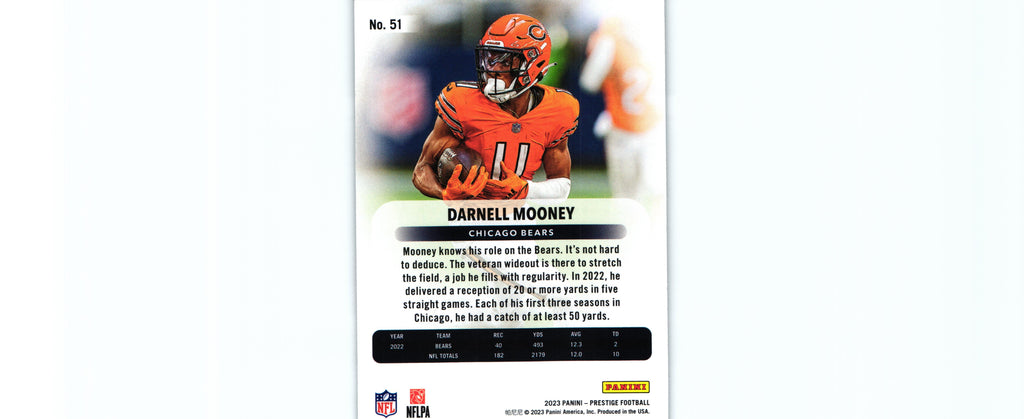 Darnell Mooney 2023 DIAMONDS Prestige #51