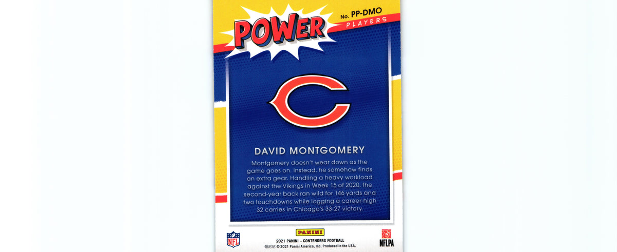 David Montgomery 2021 Contenders PP-DMO