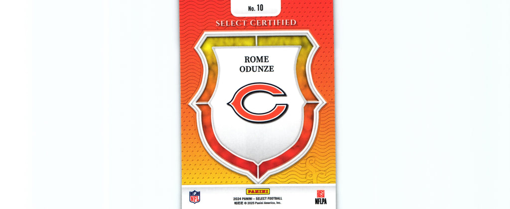 Rome Odunze 2024 Select #10 RC