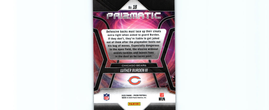 Luther Burden 2025 Prizm #18 RC