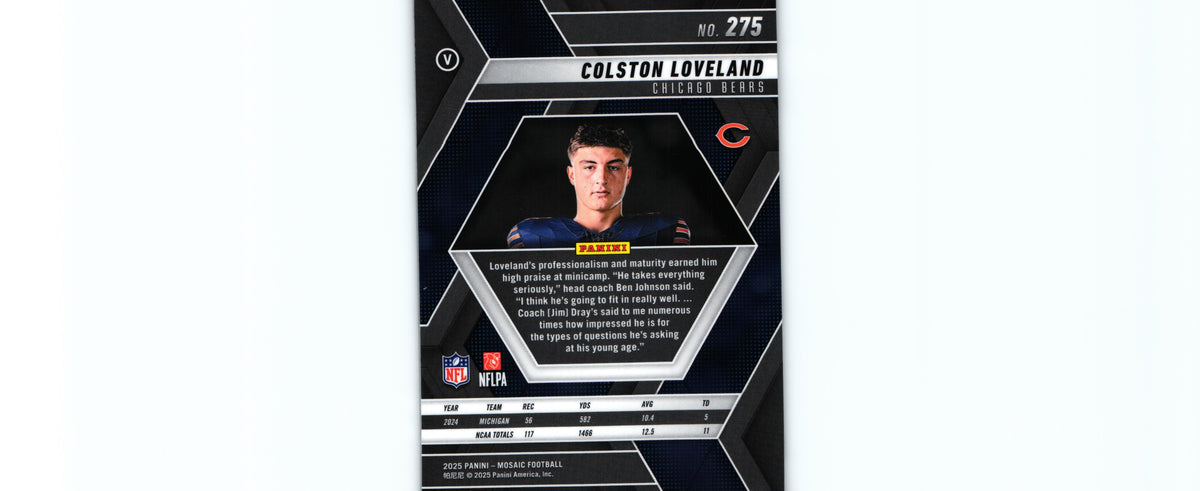 Colston Loveland 2025 VARIATION Mosaic #275 RC