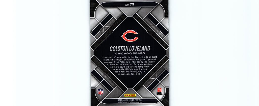 Colston Loveland 2025 Prizm #20 RC