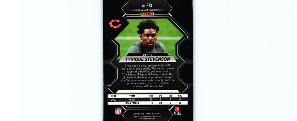 Tyrique Stevenson 2023 SILVER MOSAIC Mosaic #373 RC