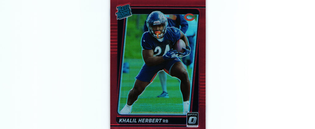 Khalil Herbert 2021 RED Donruss P-372 RC