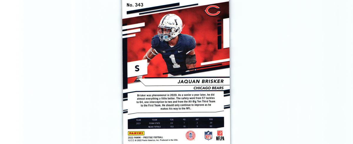 Jaquan Brisker 2022 DIAMONDS Prestige #343 RC