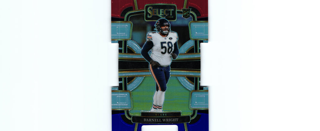 Darnell Wright 2023 RED&BLUE DIE CUT Select #17 RC