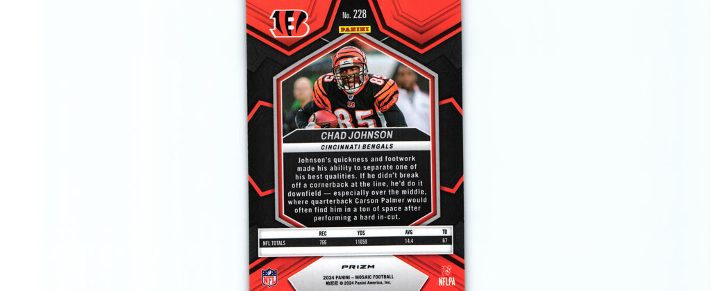 Chad Johnson 2024 GREEN Mosaic #228