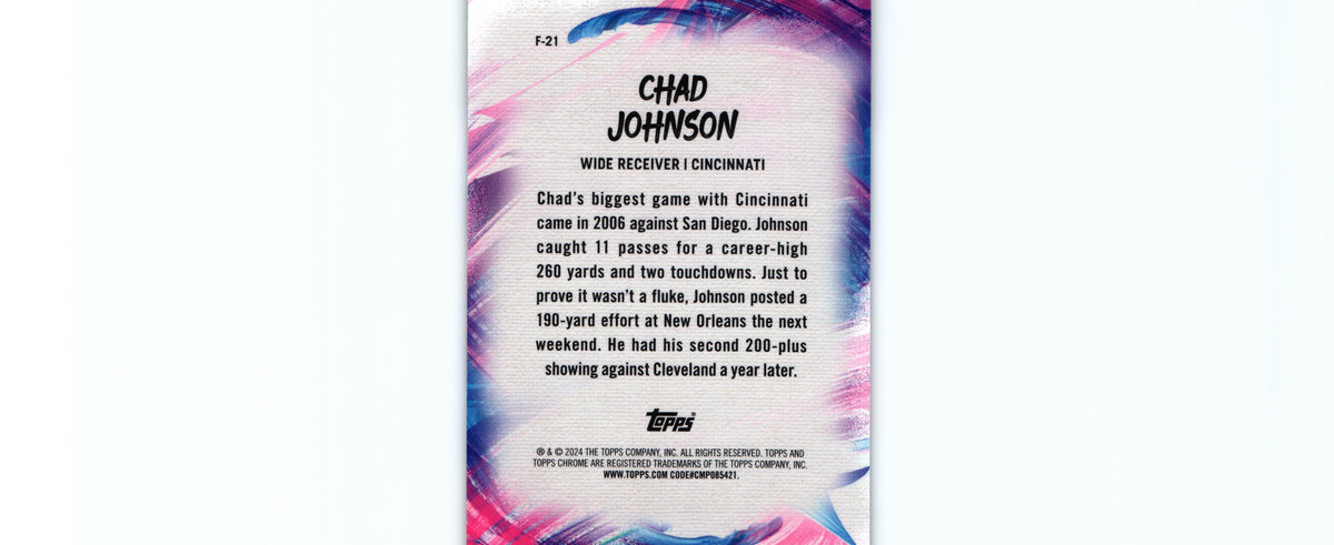 Chad Johnson 2024 Topps F-21