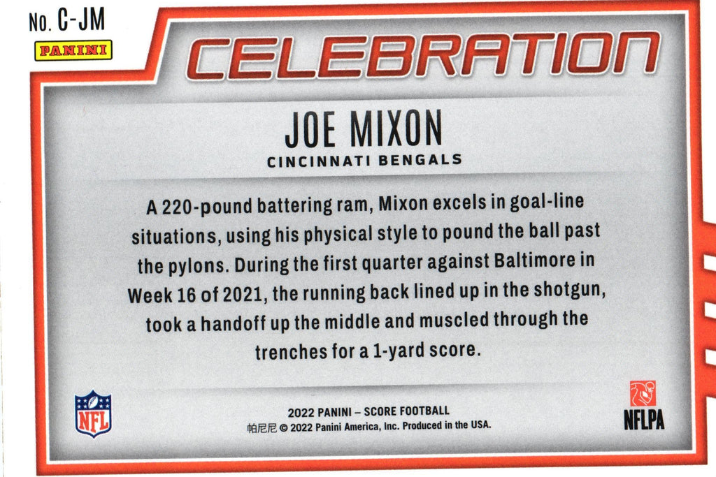 Joe Mixon 2022 Score C-JM