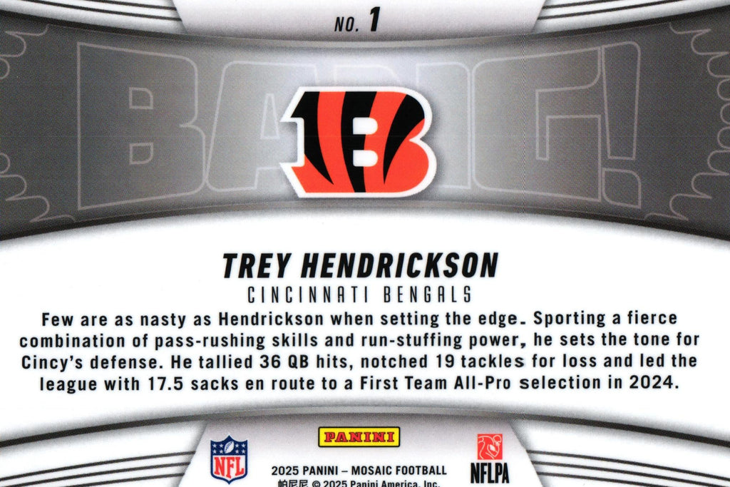 Cards Trey Hendrickson 2025 Mosaic #1