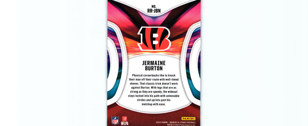 Jermaine Burton 2024 Rookies&Stars RR-JBN RC