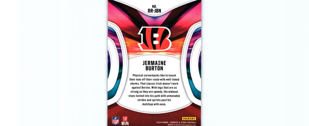 Jermaine Burton 2024 Rookies&Stars RR-JBN RC