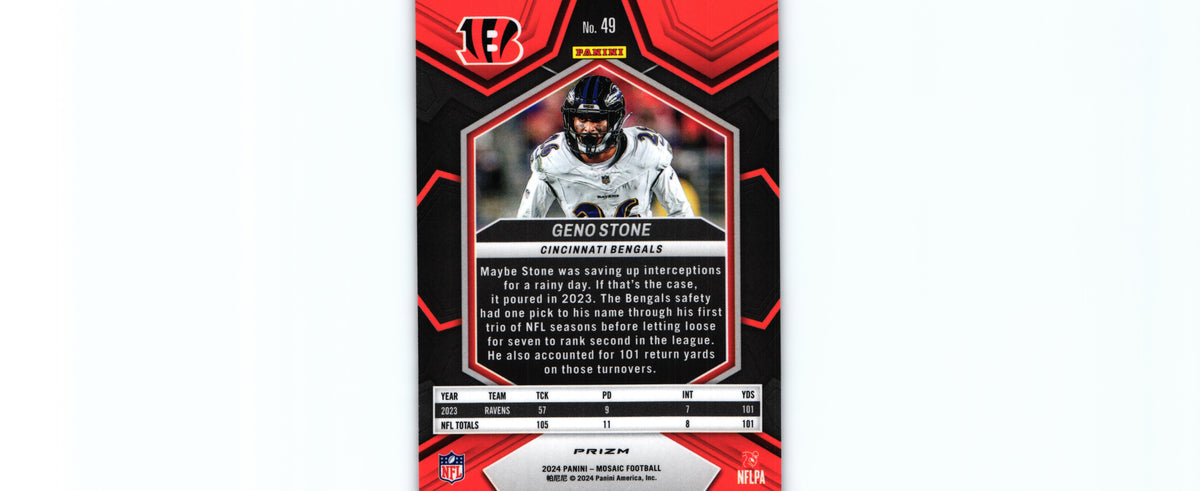 Geno Stone 2024 CAMO PINK Mosaic #49