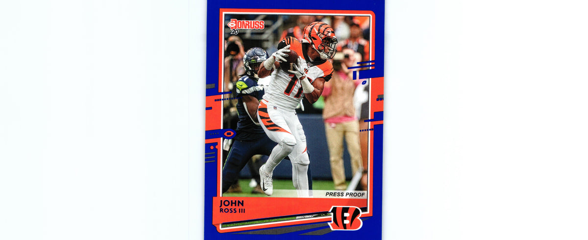 John Ross 2020 PRESS PROOF BLUE Donruss #67