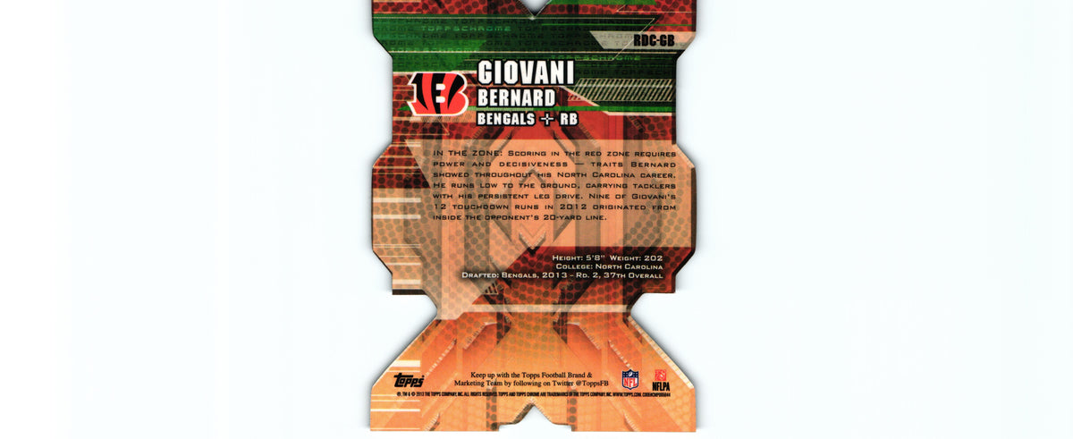 Giovani Bernard 2013 DIE CUT Topps RDC-GB RC