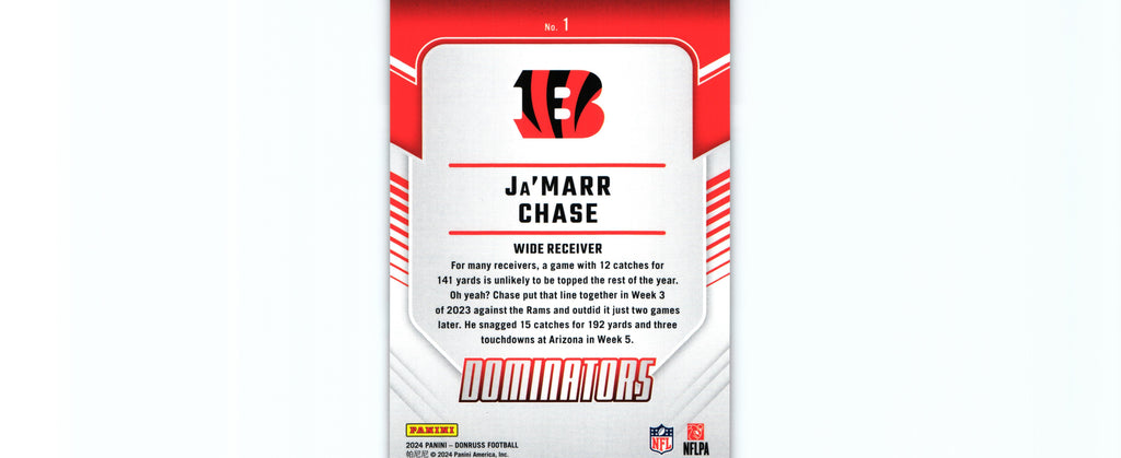 Ja'Marr Chase 2024 Donruss #1