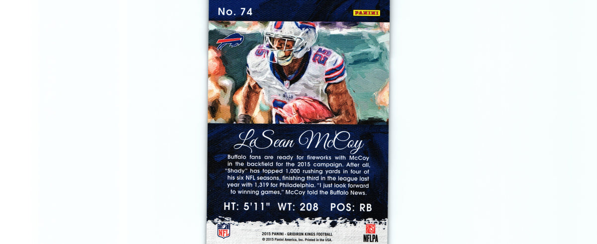 LeSean McCoy 2015 Gridiron Kings #74