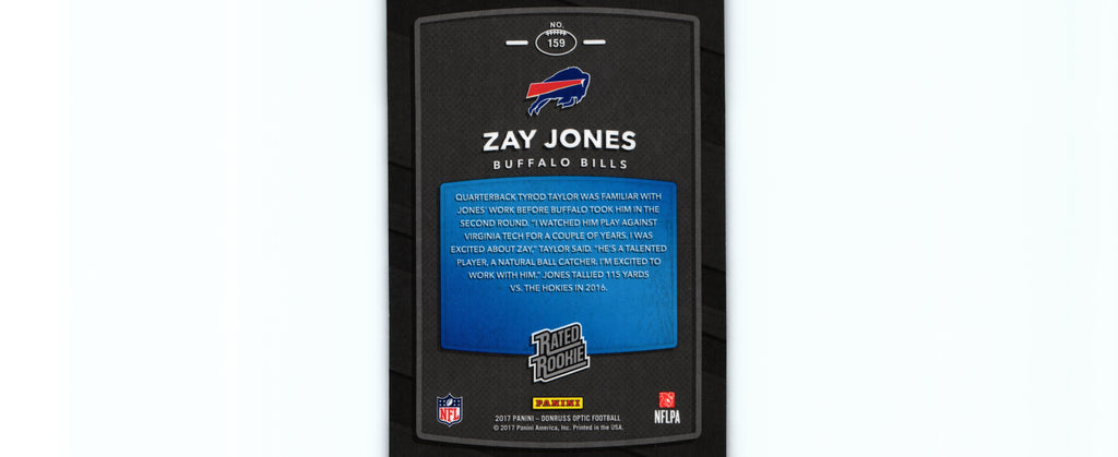 Zay Jones 2017 Donruss Optic #159 RC