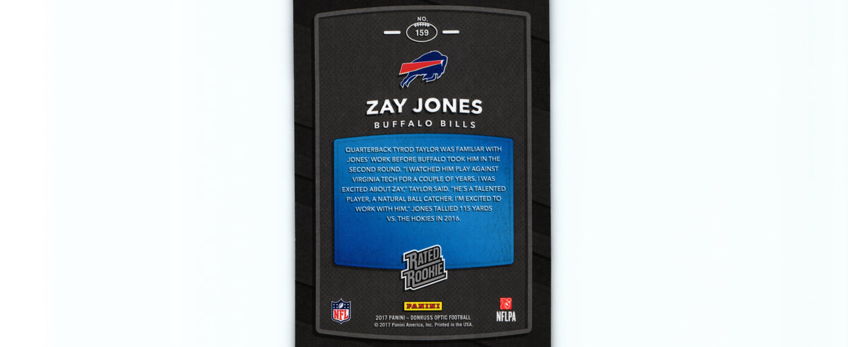 Zay Jones 2017 Donruss Optic #159 RC